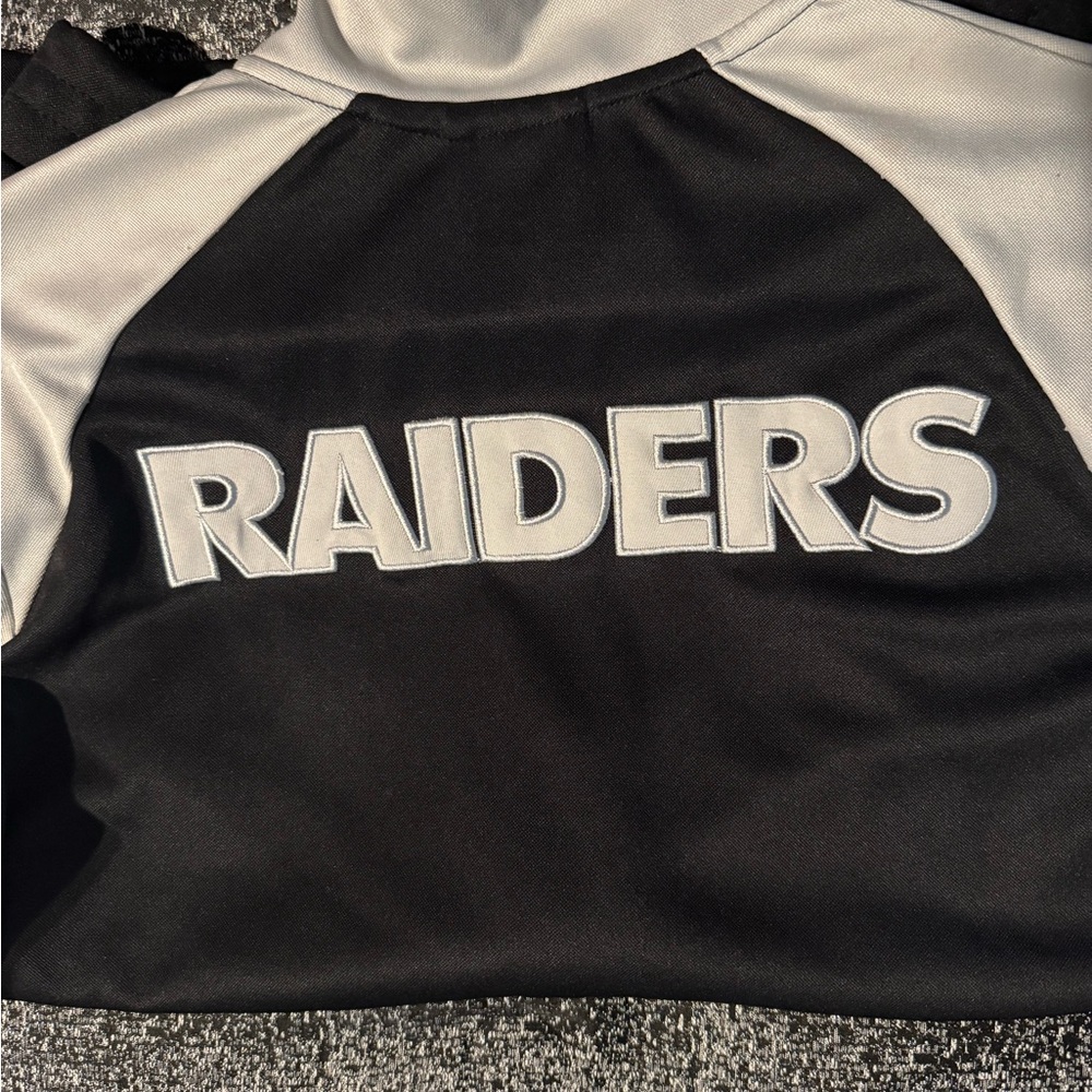 Black and White Raiders Jacket